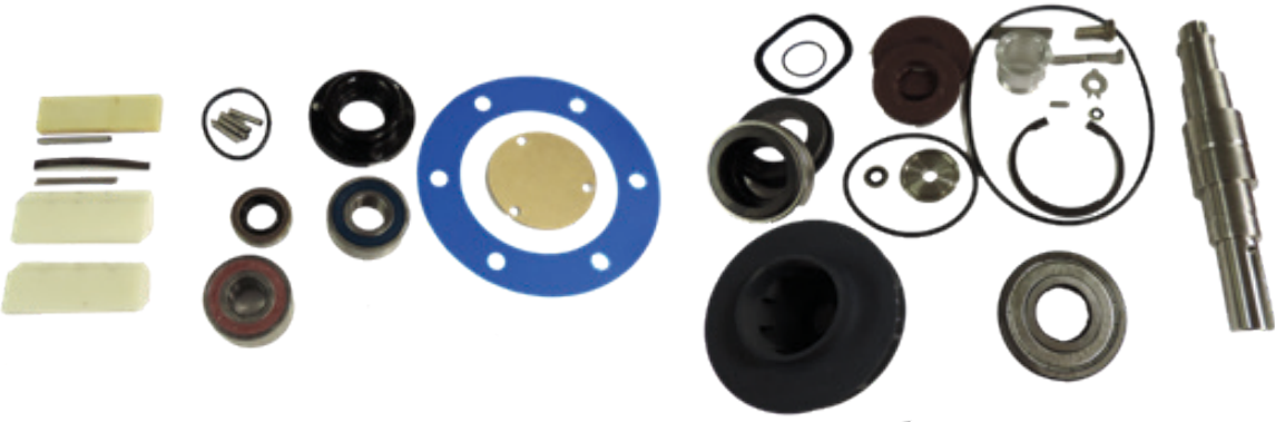 Kits de repuestos para ventiladores Gas Freeing con juntas, rodamientos, retenes, eje y otros componentes
